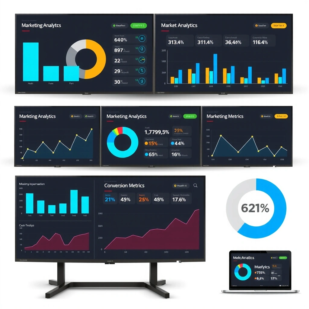 Advanced marketing analytics dashboard