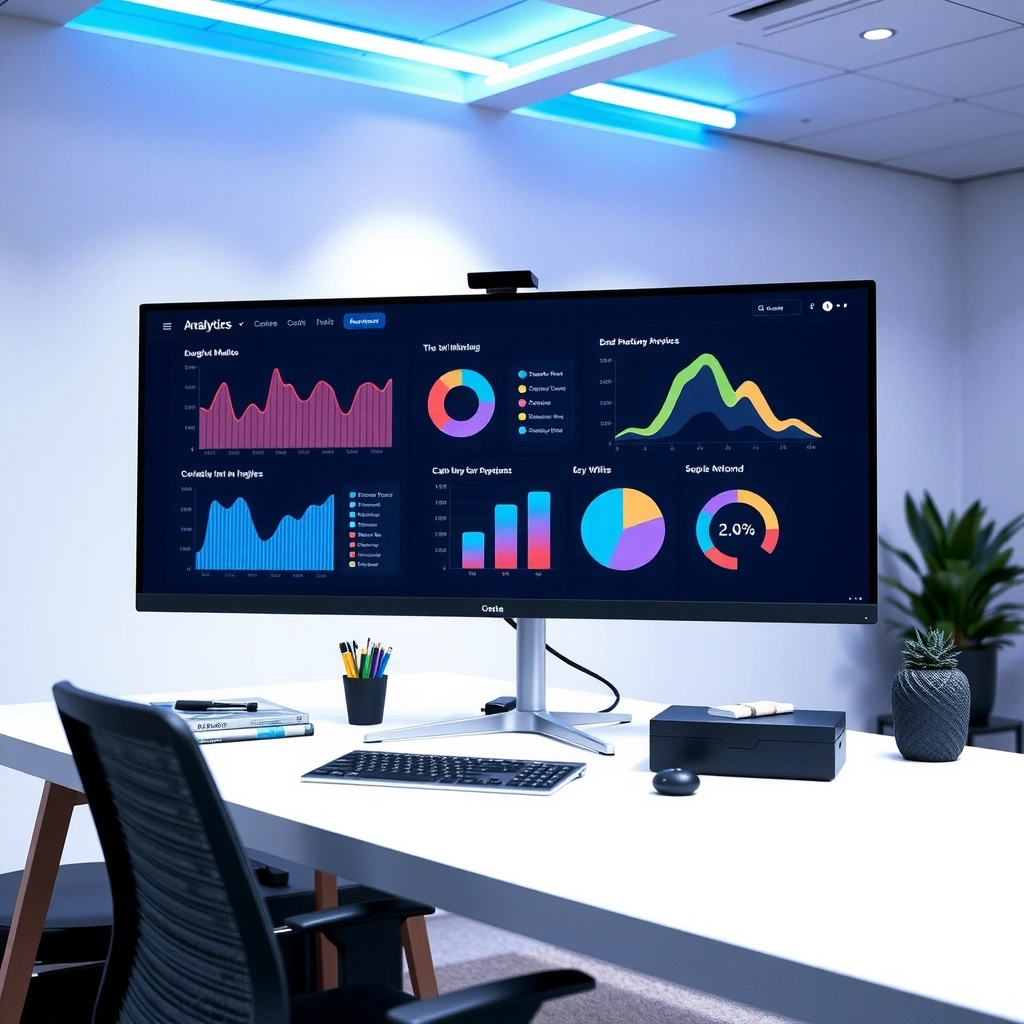 Professional marketing analytics dashboard